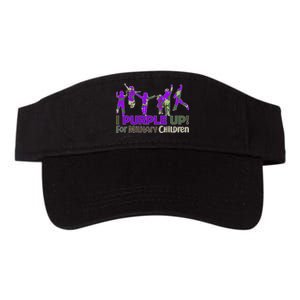 Purple Up For Military Children Camo Valucap Bio-Washed Visor