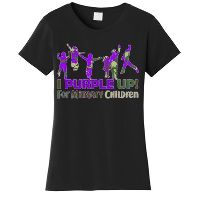 Purple Up For Military Children Camo Women's T-Shirt