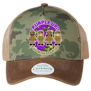 Purple Up! For Military Kids Legacy Tie Dye Trucker Hat