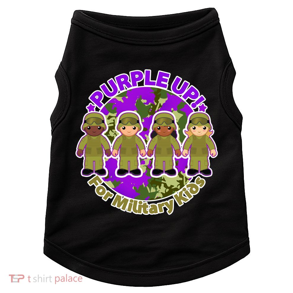 Purple Up! For Military Kids Doggie Tank