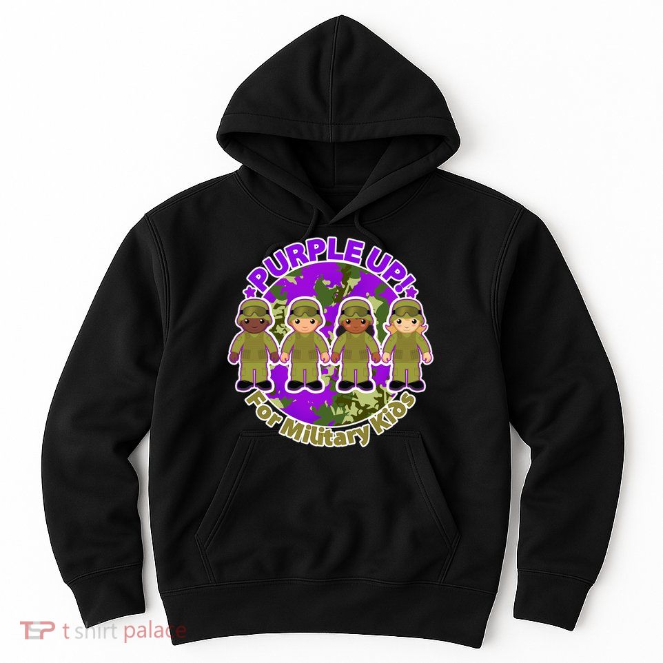 Purple Up! For Military Kids Hoodie