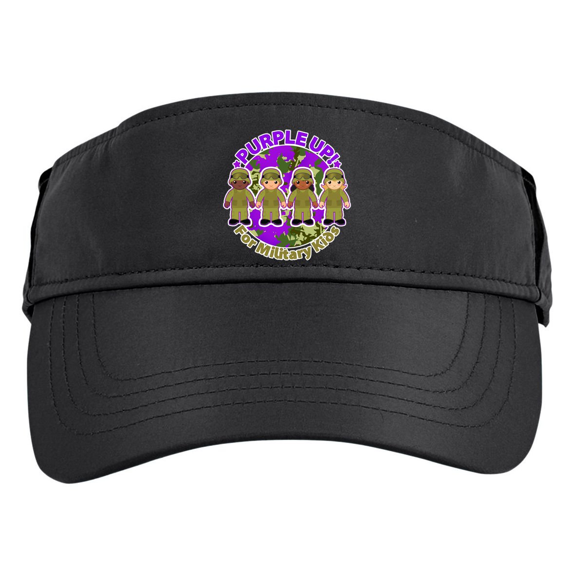 Purple Up! For Military Kids Adult Drive Performance Visor