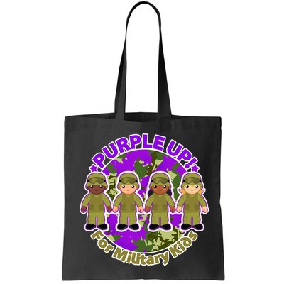 Purple Up! For Military Kids Bag
