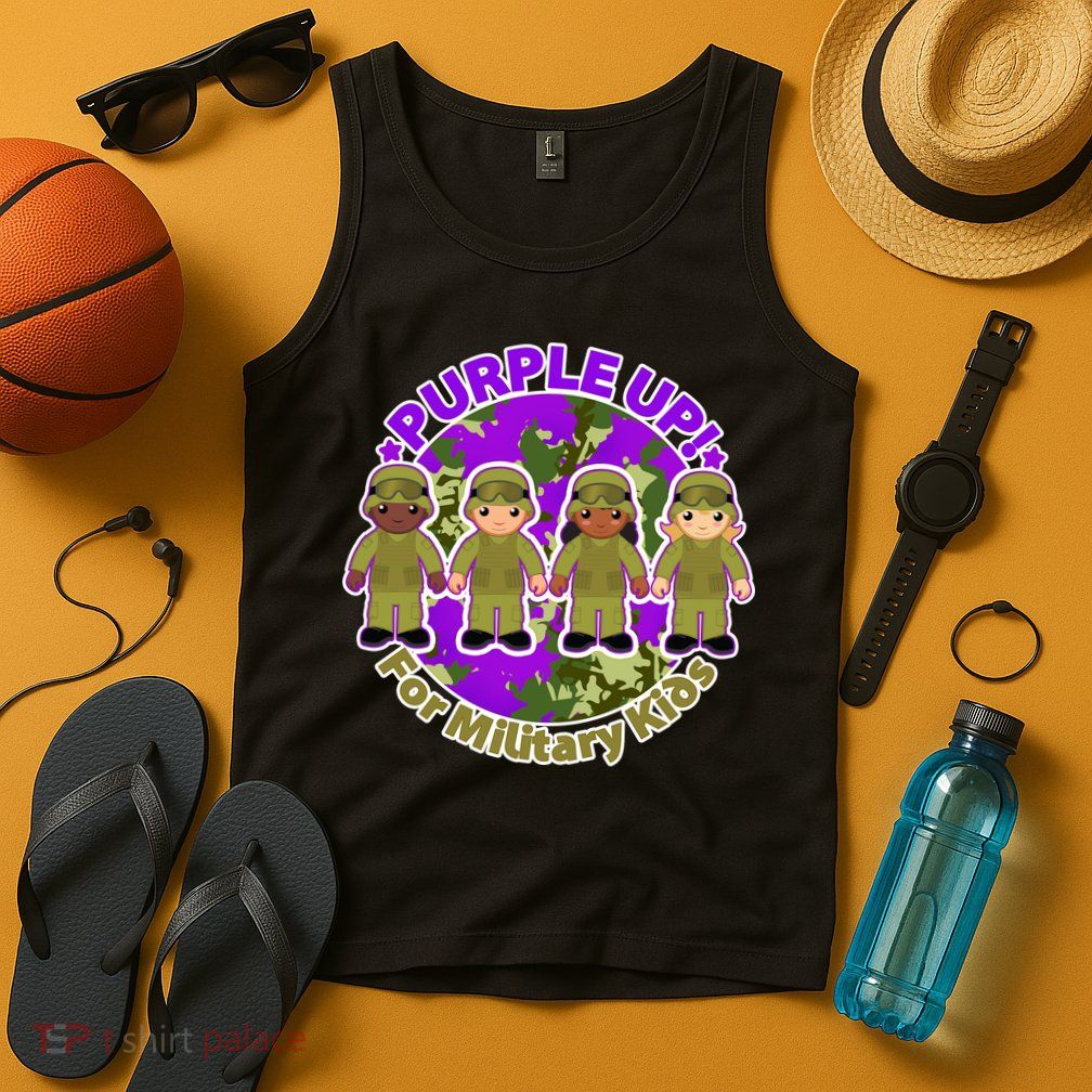 Purple Up! For Military Kids Tank Top