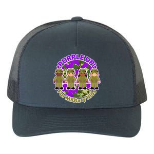 Purple Up! For Military Kids Yupoong Adult 5-Panel Trucker Hat