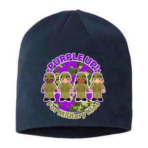 Purple Up! For Military Kids Sustainable Beanie