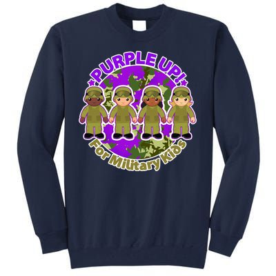 Purple Up! For Military Kids Tall Sweatshirt