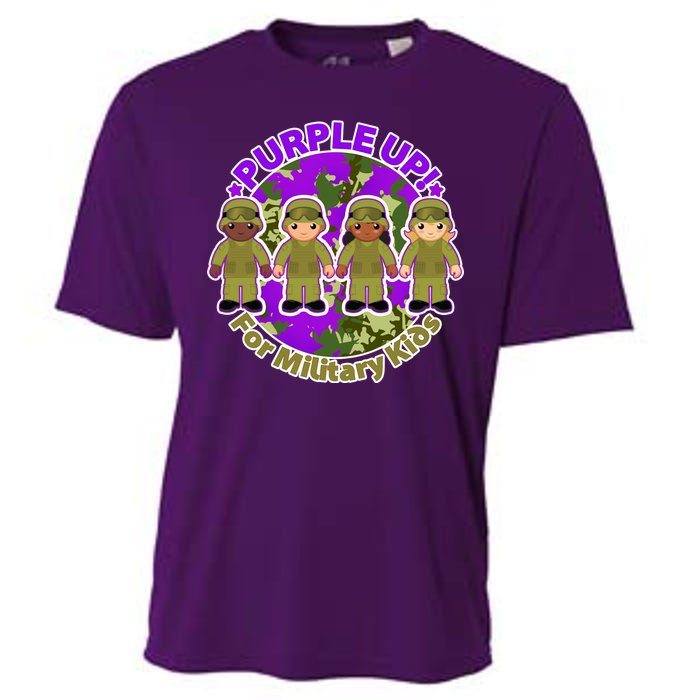 Purple Up! For Military Kids Cooling Performance Crew T-Shirt