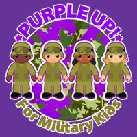 Purple Up! For Military Kids Cooling Performance Crew T-Shirt