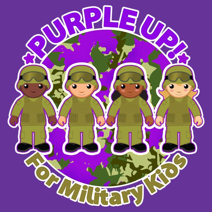 Purple Up! For Military Kids Cooling Performance Crew T-Shirt