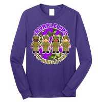 Purple Up! For Military Kids Long Sleeve Shirt
