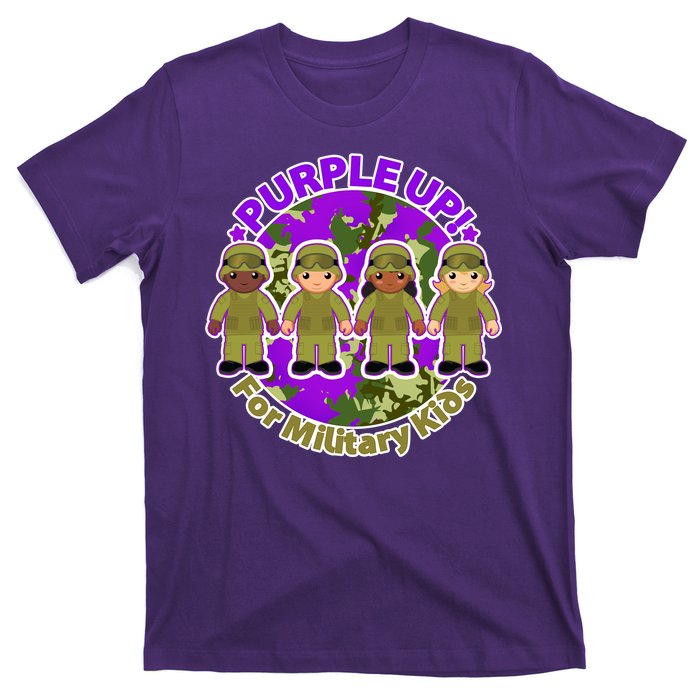 Purple Up! For Military Kids T-Shirt