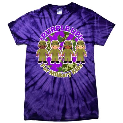 Purple Up! For Military Kids Tie-Dye T-Shirt