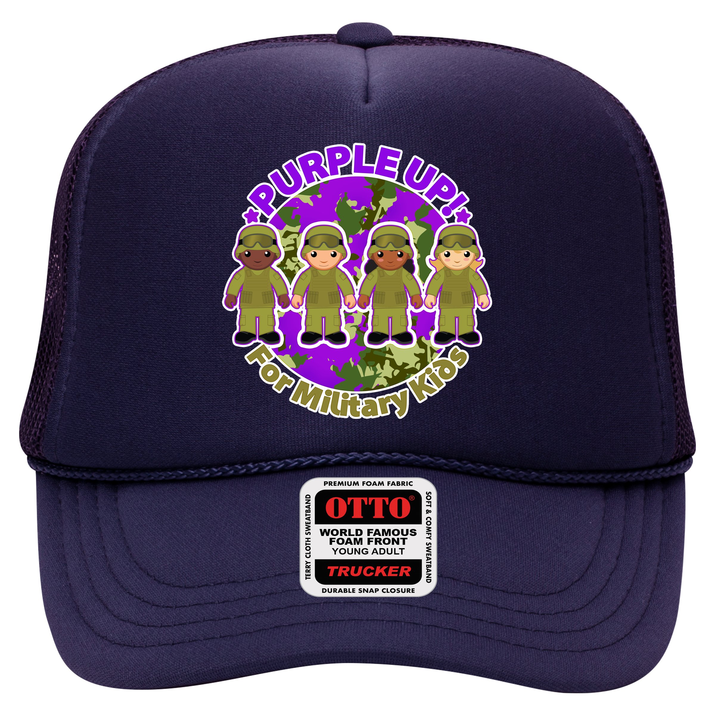 Purple Up! For Military Kids Hat