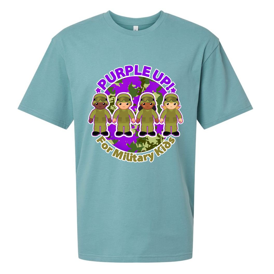 Purple Up! For Military Kids Sueded Cloud Jersey T-Shirt