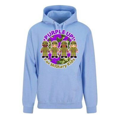 Purple Up! For Military Kids Unisex Surf Hoodie