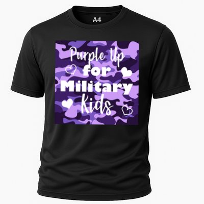 Purple Up For Military Kids Awareness Performance Shirt