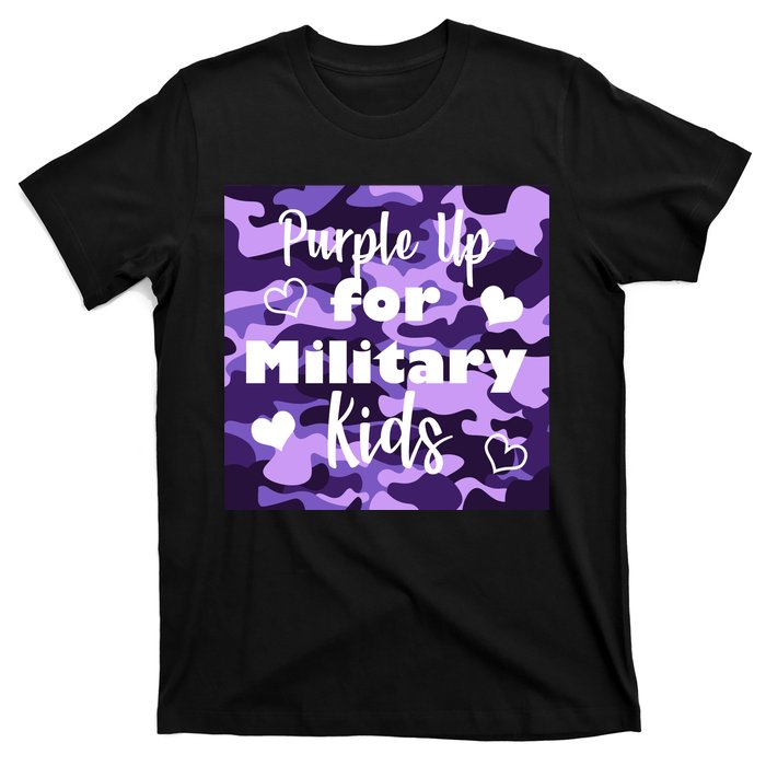 Purple Up For Military Kids Awareness T-Shirt