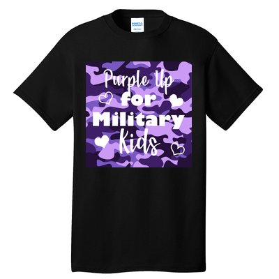 Purple Up For Military Kids Awareness Tall T-Shirt