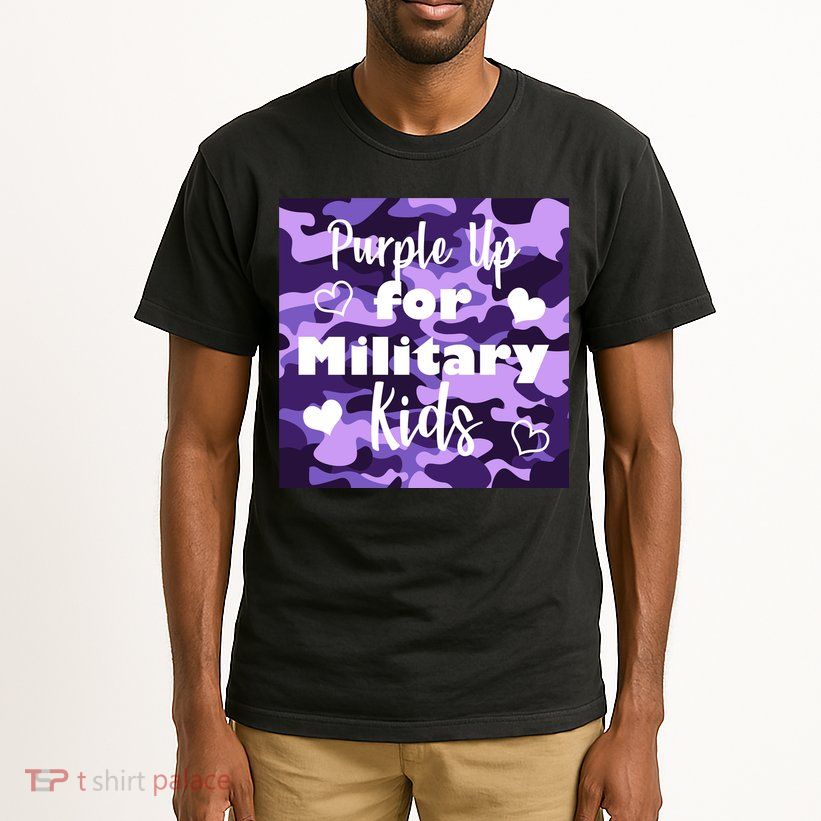 Purple Up For Military Kids Awareness Tall T-Shirt