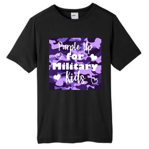 Purple Up For Military Kids Awareness Tall Fusion ChromaSoft Performance T-Shirt