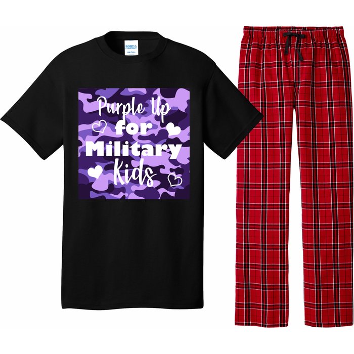 Purple Up For Military Kids Awareness Pajama Set