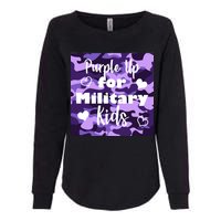 Purple Up For Military Kids Awareness Womens California Wash Sweatshirt