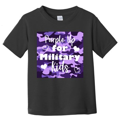 Purple Up For Military Kids Awareness Toddler T-Shirt