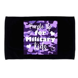 Purple Up For Military Kids Awareness Microfiber Hand Towel