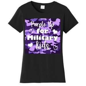 Purple Up For Military Kids Awareness Women's T-Shirt