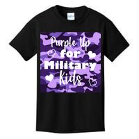 Purple Up For Military Kids Awareness Kids T-Shirt