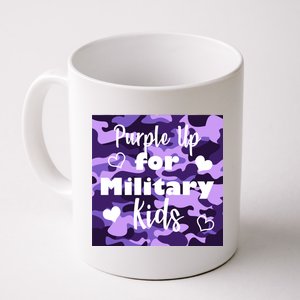 Purple Up For Military Kids Awareness Coffee Mug