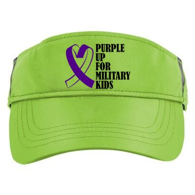 Purple Up For Military Kids Ribbon Adult Drive Performance Visor