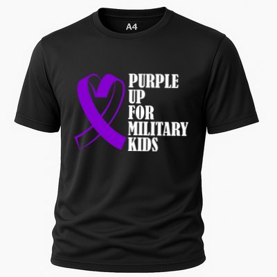 Purple Up For Military Kids Ribbon Performance Shirt