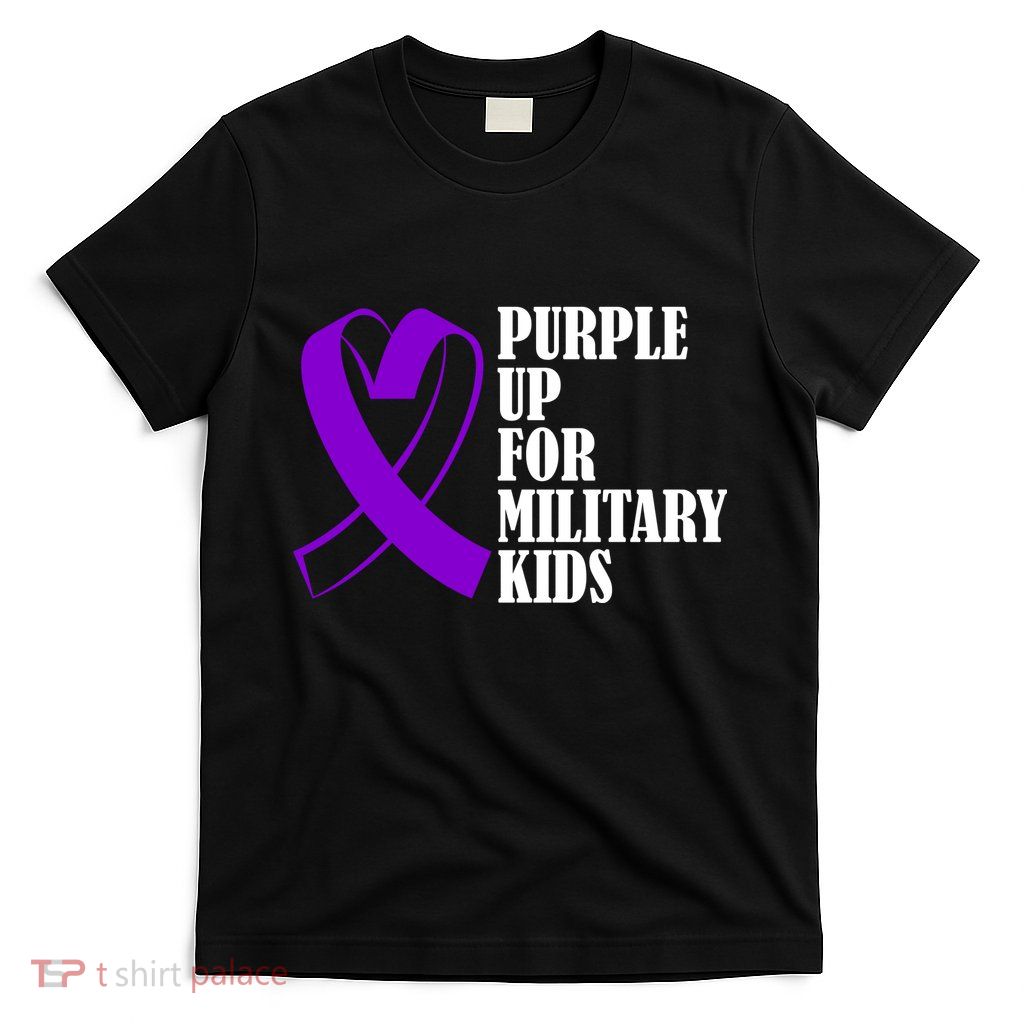 Purple Up For Military Kids Ribbon T-Shirt
