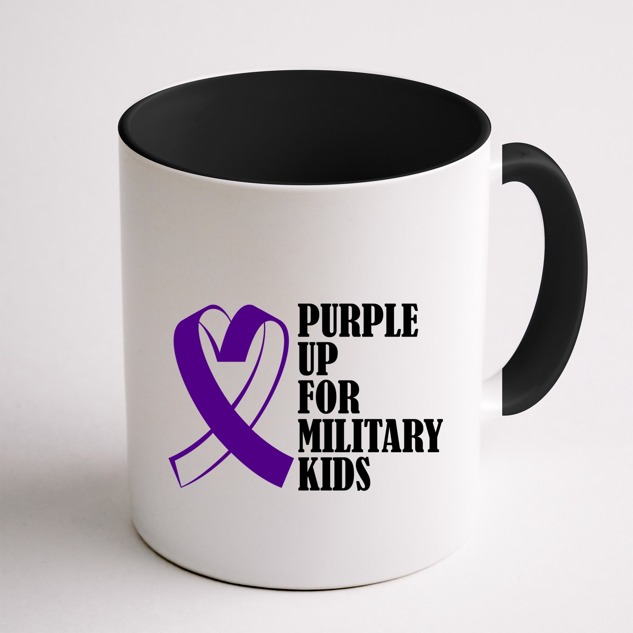 Purple Up For Military Kids Ribbon Mug
