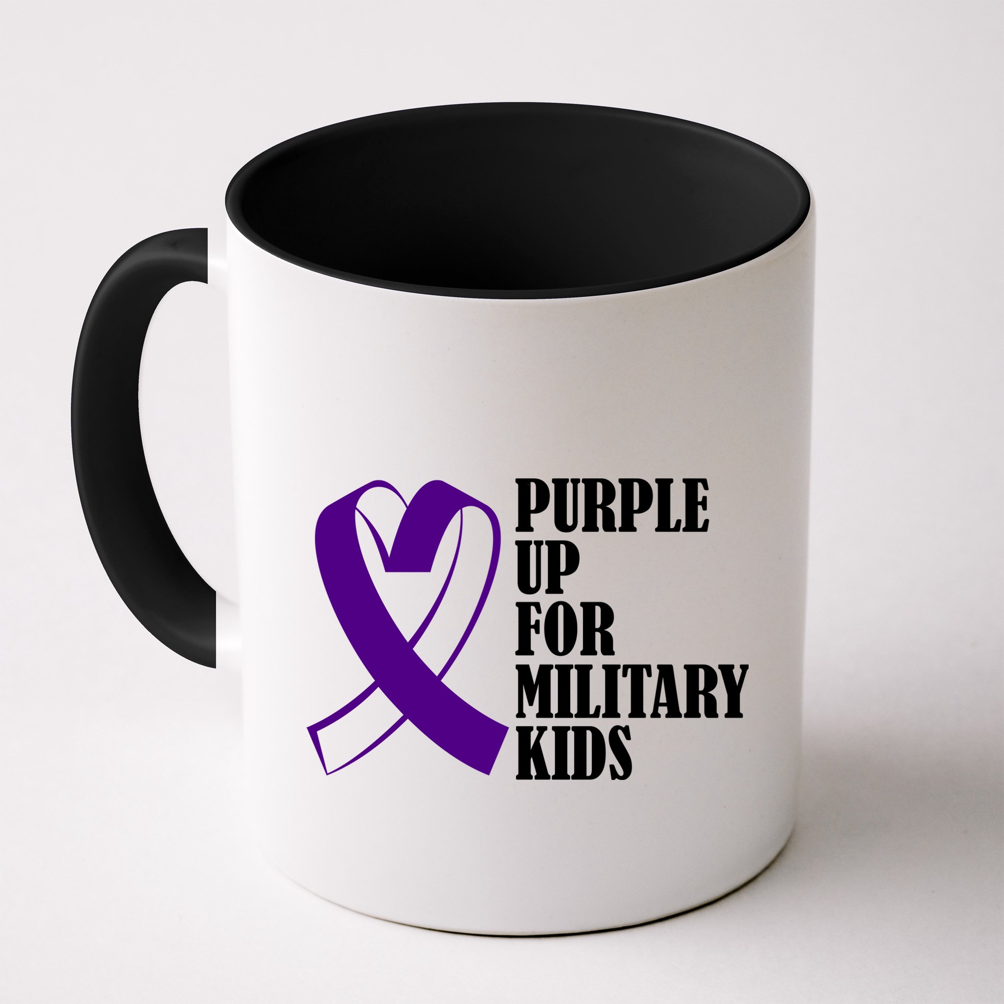 Purple Up For Military Kids Ribbon Mug