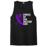 Purple Up For Military Kids Ribbon PosiCharge Competitor Tank