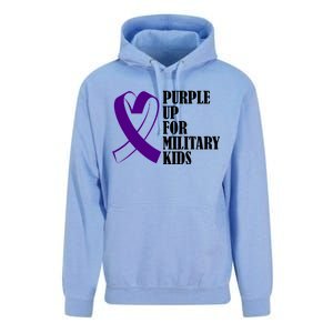 Purple Up For Military Kids Ribbon Unisex Surf Hoodie