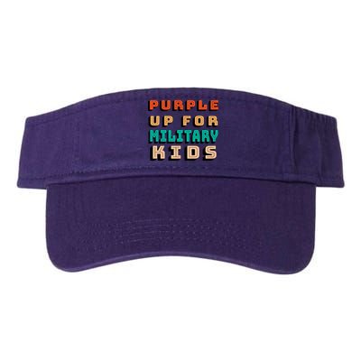 Purple Up For Military Kids Support Visor