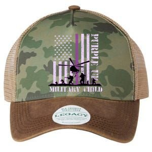 Purple Up Military Child Legacy Tie Dye Trucker Hat