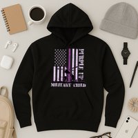 Purple Up Military Child Hoodie