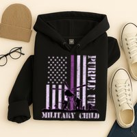 Purple Up Military Child Hoodie