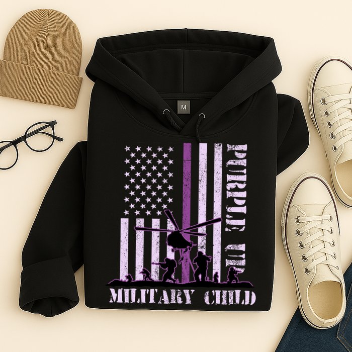 Purple Up Military Child Hoodie
