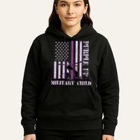 Purple Up Military Child Hoodie