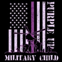 Purple Up Military Child Hoodie