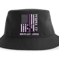 Purple Up Military Child Sustainable Bucket Hat