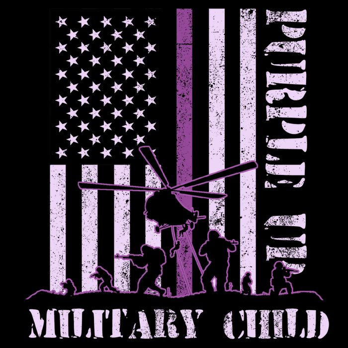 Purple Up Military Child Sustainable Bucket Hat