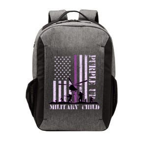 Purple Up Military Child Vector Backpack