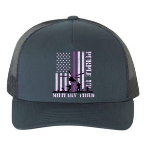 Purple Up Military Child Yupoong Adult 5-Panel Trucker Hat